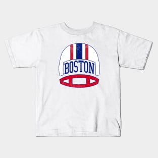 Boston Retro Helmet - White Kids T-Shirt